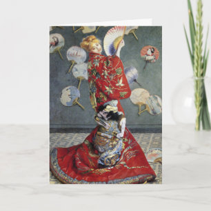 Claude Monet Camille im roten japanischen Kimono A Karte
