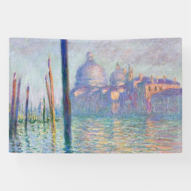 Claude Monet - Canal Grande, Venedig Banner (Horizontal)