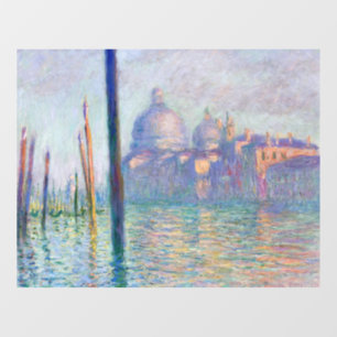 Claude Monet - Canal Grande, Venedig Fensteraufkleber