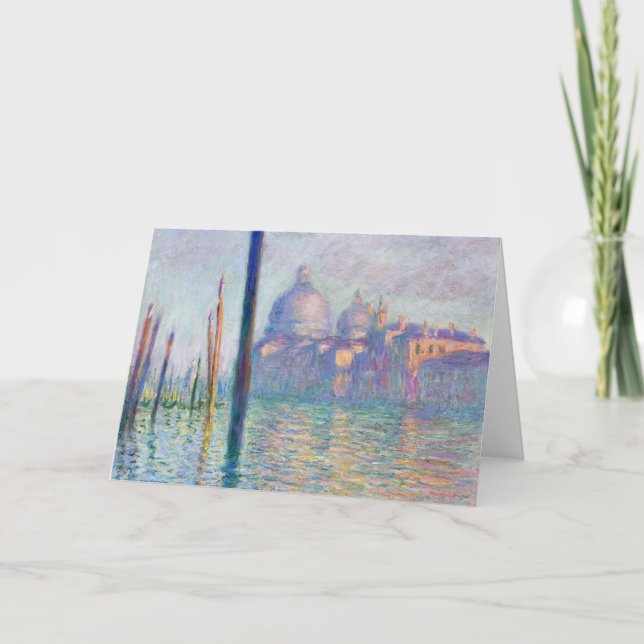 Claude Monet - Canal Grande, Venedig Karte (Vorderseite)
