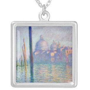 Claude Monet - Canal Grande, Venedig Versilberte Kette
