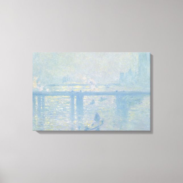 Claude Monet - Charing Cross Bridge Leinwanddruck (Vorderseite)