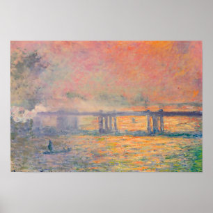 Claude Monet Charing Cross Bridge Poster