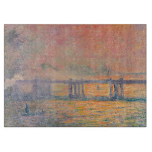 Claude Monet Charing Cross Bridge Schneidebrett