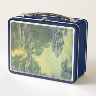 Claude Monet Classic Malerei, Wasserlilien (1907) Metall Brotdose