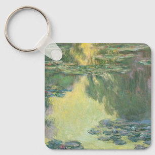 Claude Monet Classic Malerei, Wasserlilien (1907) Schlüsselanhänger