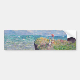 Claude Monet - Cliff Walk in Pourville Autoaufkleber