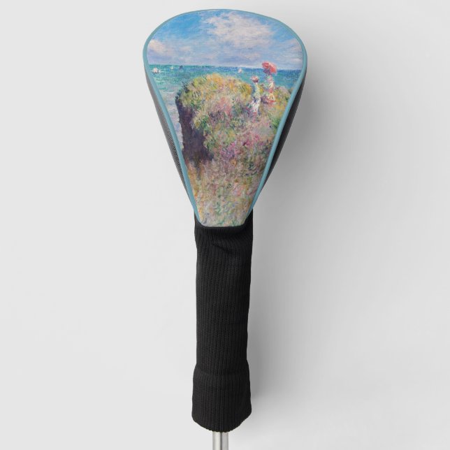 Claude Monet - Cliff Walk in Pourville Golf Headcover (Vorderseite)