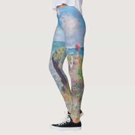 Claude Monet - Cliff Walk in Pourville Leggings