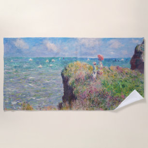 Claude Monet - Cliff Walk in Pourville Strandtuch