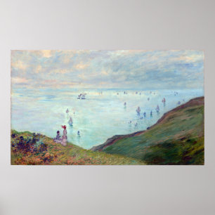 Claude Monet Cliffs bei Pourville Poster