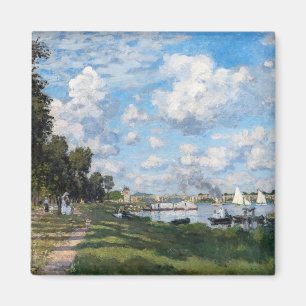 Claude Monet - Das Becken in Argenteuil Magnet