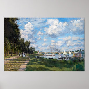 Claude Monet - Das Becken in Argenteuil Poster