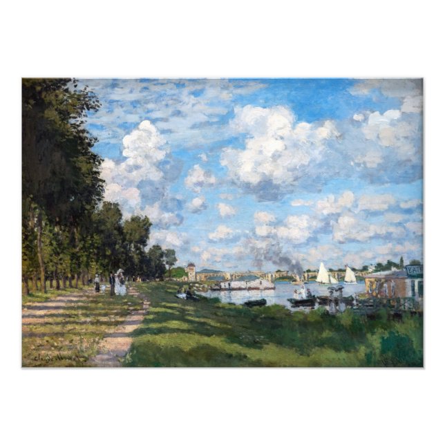 Claude Monet - Das Becken in Argentinien Fotodruck (Vorne)