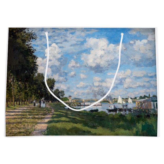 Claude Monet - Das Becken in Argentinien Große Geschenktüte (Vorderseite)