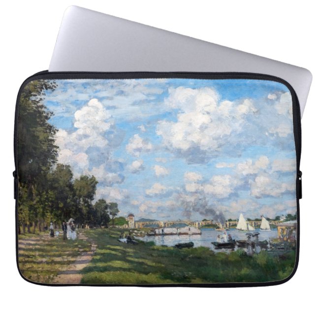 Claude Monet - Das Becken in Argentinien Laptopschutzhülle (Vorderseite)