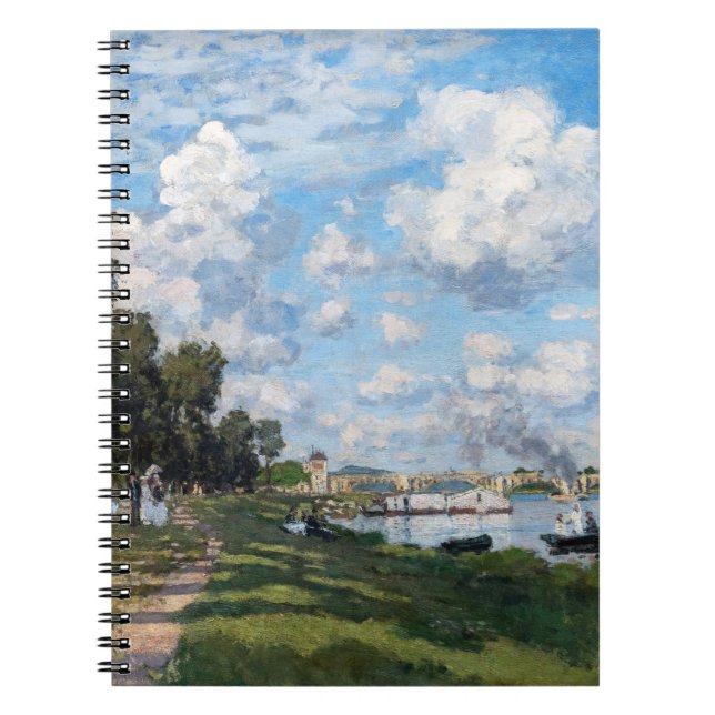 Claude Monet - Das Becken in Argentinien Notizblock (Vorderseite)