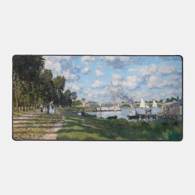 Claude Monet - Das Becken in Argentinien Schreibtischunterlage (Vorderseite)