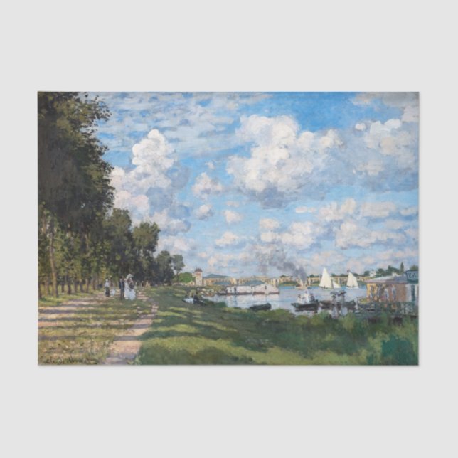 Claude Monet - Das Becken in Argentinien Seidenpapier (Vorderseite)