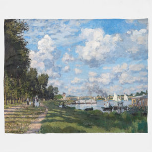 Claude Monet - Das Becken von Argenteuil Fleecedecke