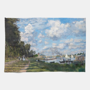 Claude Monet - Das Becken von Argenteuil Geschirrtuch