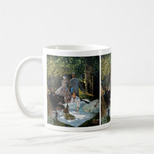 Claude Monet - Das Frühstück im Freien, rechtes Pa Kaffeetasse