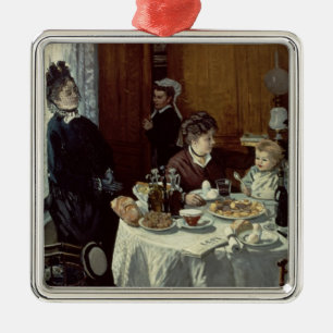 Claude Monet das Frühstück Ornament Aus Metall