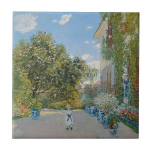 Claude Monet - Das Haus des Künstlers in Argenteui Fliese