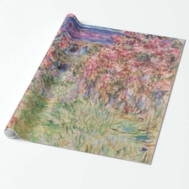 Claude Monet Das Haus unter den Rose GalleryHD Geschenkpapier (Ungerollt)