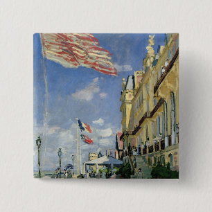 Claude Monet das Hotel-DES Roches Noires Button