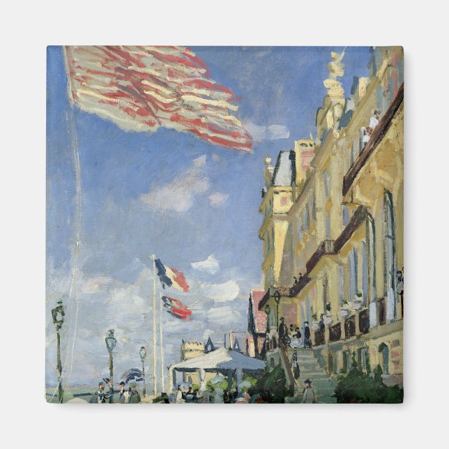 Claude Monet | Das Hotel des Roches Noires Magnet (Vorne)