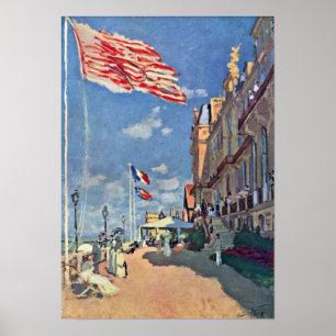 Claude Monet - Das Hotel des Roches Noires Poster