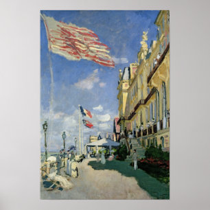 Claude Monet   Das Hotel des Roches Noires Poster