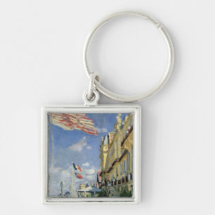 Claude Monet   das Hotel-DES Roches Noires Schlüsselanhänger