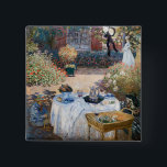 Claude Monet - Das Mittagessen, dekorative Tafel Button<br><div class="desc">Luncheon,  dekorative Tafel / Le dejeuner,  panneau dekoratif - Claude Monet,  1873</div>