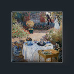 Claude Monet - Das Mittagessen, dekorative Tafel Button<br><div class="desc">Luncheon,  dekorative Tafel / Le dejeuner,  panneau dekoratif - Claude Monet,  1873</div>
