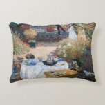 Claude Monet - Das Mittagessen, dekorative Tafel Dekokissen<br><div class="desc">Luncheon,  dekorative Tafel / Le dejeuner,  panneau dekoratif - Claude Monet,  1873</div>