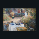 Claude Monet - Das Mittagessen, dekorative Tafel Fußmatte<br><div class="desc">Luncheon,  dekorative Tafel / Le dejeuner,  panneau dekoratif - Claude Monet,  1873</div>
