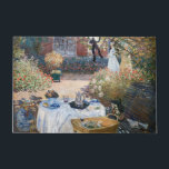 Claude Monet - Das Mittagessen, dekorative Tafel Fußmatte<br><div class="desc">Luncheon,  dekorative Tafel / Le dejeuner,  panneau dekoratif - Claude Monet,  1873</div>