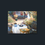 Claude Monet - Das Mittagessen, dekorative Tafel Leinwanddruck<br><div class="desc">Luncheon,  dekorative Tafel / Le dejeuner,  panneau dekoratif - Claude Monet,  1873</div>