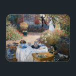 Claude Monet - Das Mittagessen, dekorative Tafel Magnet<br><div class="desc">Luncheon,  dekorative Tafel / Le dejeuner,  panneau dekoratif - Claude Monet,  1873</div>