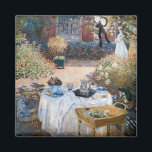 Claude Monet - Das Mittagessen, dekorative Tafel Magnet<br><div class="desc">Luncheon,  dekorative Tafel / Le dejeuner,  panneau dekoratif - Claude Monet,  1873</div>