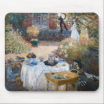 Claude Monet - Das Mittagessen, dekorative Tafel Mousepad<br><div class="desc">Luncheon,  dekorative Tafel / Le dejeuner,  panneau dekoratif - Claude Monet,  1873</div>