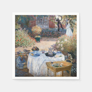 Claude Monet - Das Mittagessen, dekorative Tafel Serviette