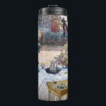 Claude Monet - Das Mittagessen, dekorative Tafel Thermosbecher<br><div class="desc">Luncheon,  dekorative Tafel / Le dejeuner,  panneau dekoratif - Claude Monet,  1873</div>
