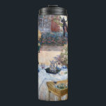 Claude Monet - Das Mittagessen, dekorative Tafel Thermosbecher<br><div class="desc">Luncheon,  dekorative Tafel / Le dejeuner,  panneau dekoratif - Claude Monet,  1873</div>