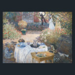 Claude Monet - Das Mittagessen, dekorative Tafel Tischdecke<br><div class="desc">Luncheon,  dekorative Tafel / Le dejeuner,  panneau dekoratif - Claude Monet,  1873</div>