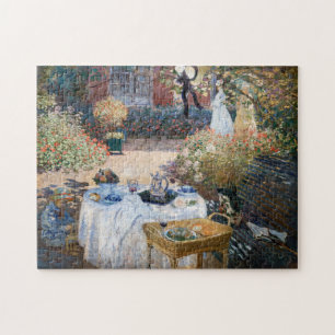 Claude Monet - Das Mittagessen, dekoratives Paneel