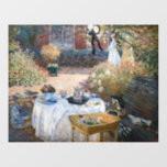 Claude Monet - Das Mittagessen Fensteraufkleber<br><div class="desc">Luncheon,  dekorative Tafel / Le dejeuner,  panneau dekoratif - Claude Monet,  1873</div>
