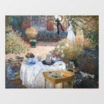 Claude Monet - Das Mittagessen Fensteraufkleber<br><div class="desc">Luncheon,  dekorative Tafel / Le dejeuner,  panneau dekoratif - Claude Monet,  1873</div>